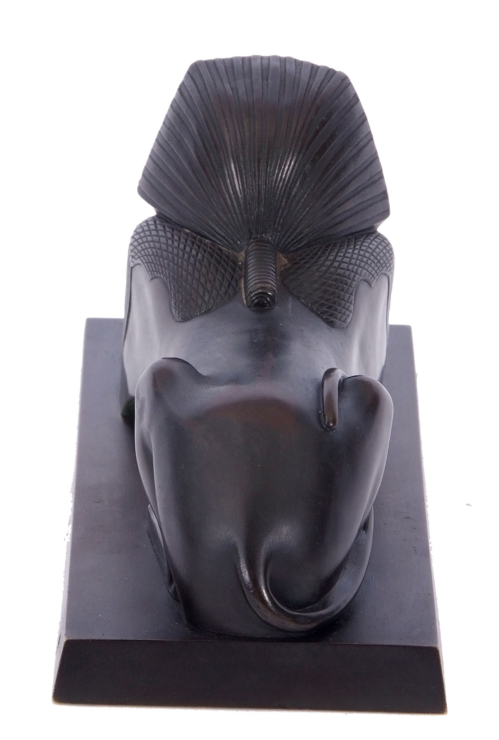 Fine quality late 19th/early 20th century bronze study of a sphinx (probably based on the Great - Image 4 of 6