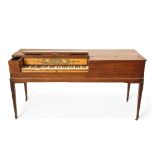 Early 19th century mahogany table piano by Flight & Robson, No 9 Lisle St, Leicester Sq, London