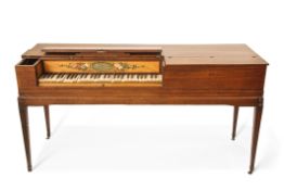 Early 19th century mahogany table piano by Flight & Robson, No 9 Lisle St, Leicester Sq, London