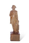 Royal Doulton stoneware figure of Lord Nelson standing full length on a pedestal base inscribed "