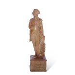 Royal Doulton stoneware figure of Lord Nelson standing full length on a pedestal base inscribed "