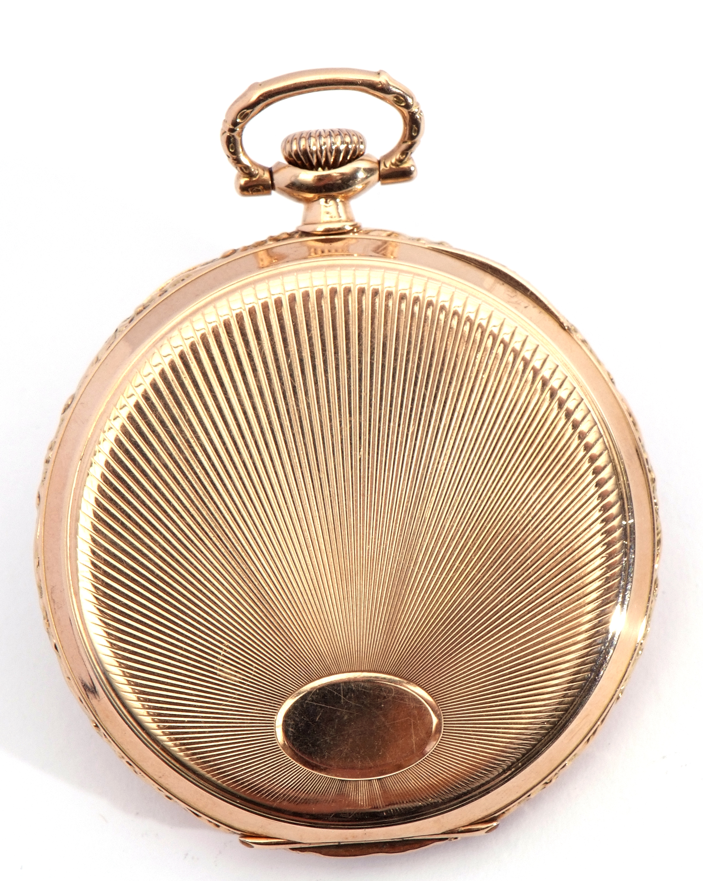 Gent's second/third quarter of the 20th century slimline 14K gold pocket watch by The - Image 2 of 5