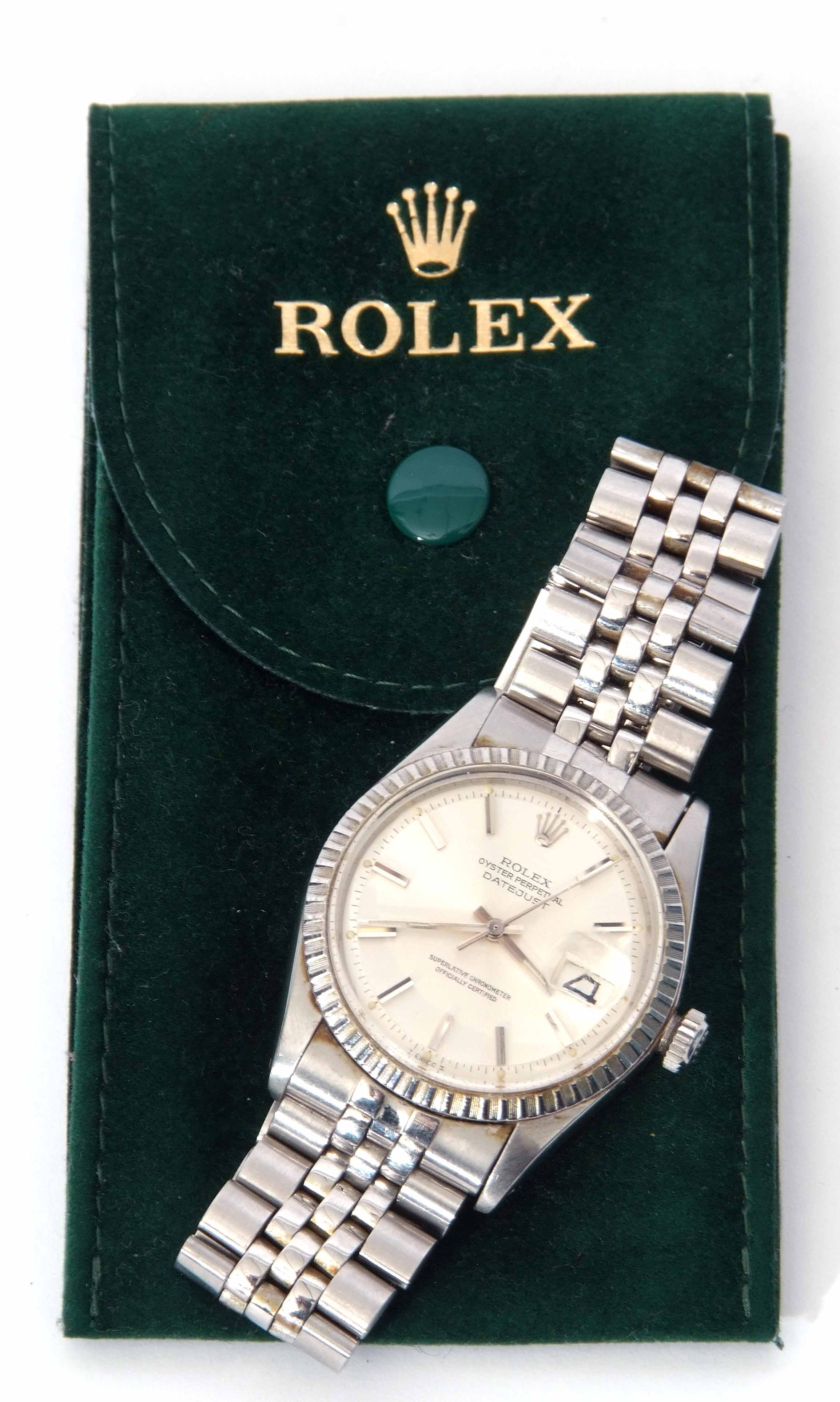 Gent's last quarter of 20th century stainless steel cased Rolex Oyster Perpetual "Datejust" - Image 2 of 2