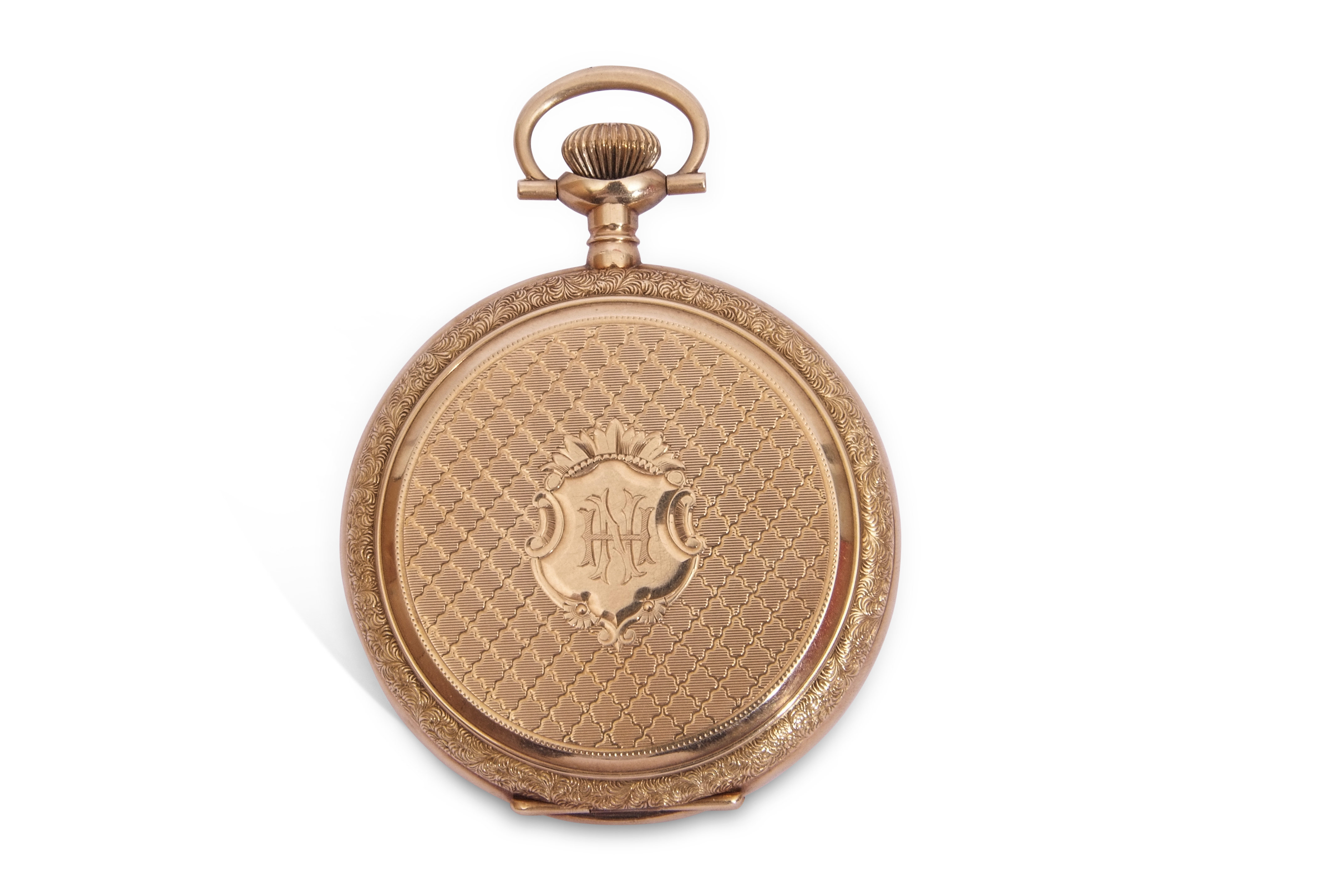 Second quarter of 20th century 14K gold cased full hunter pocket watch by Elgin, the back and - Image 2 of 2