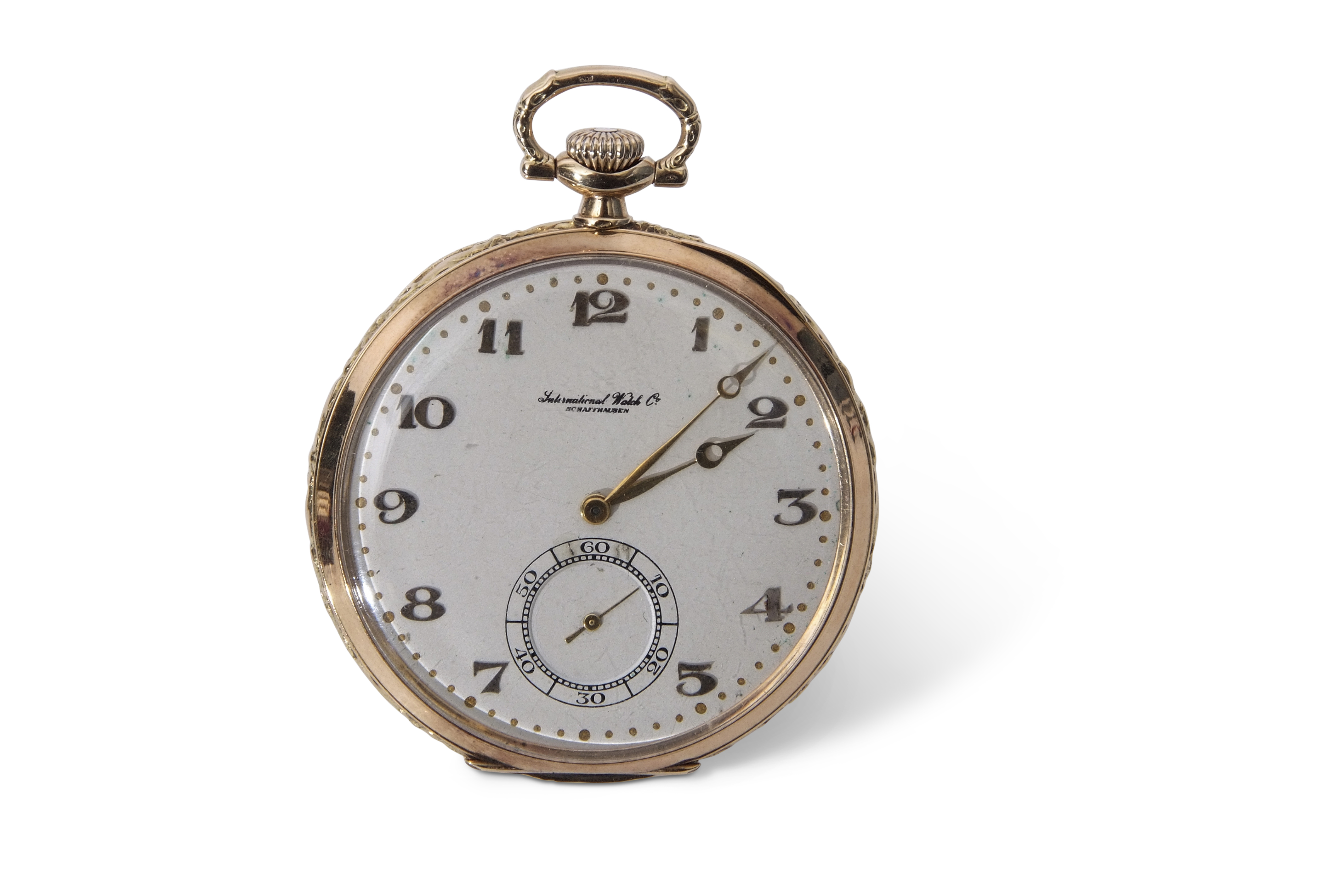 Gent's second/third quarter of the 20th century slimline 14K gold pocket watch by The - Image 5 of 5