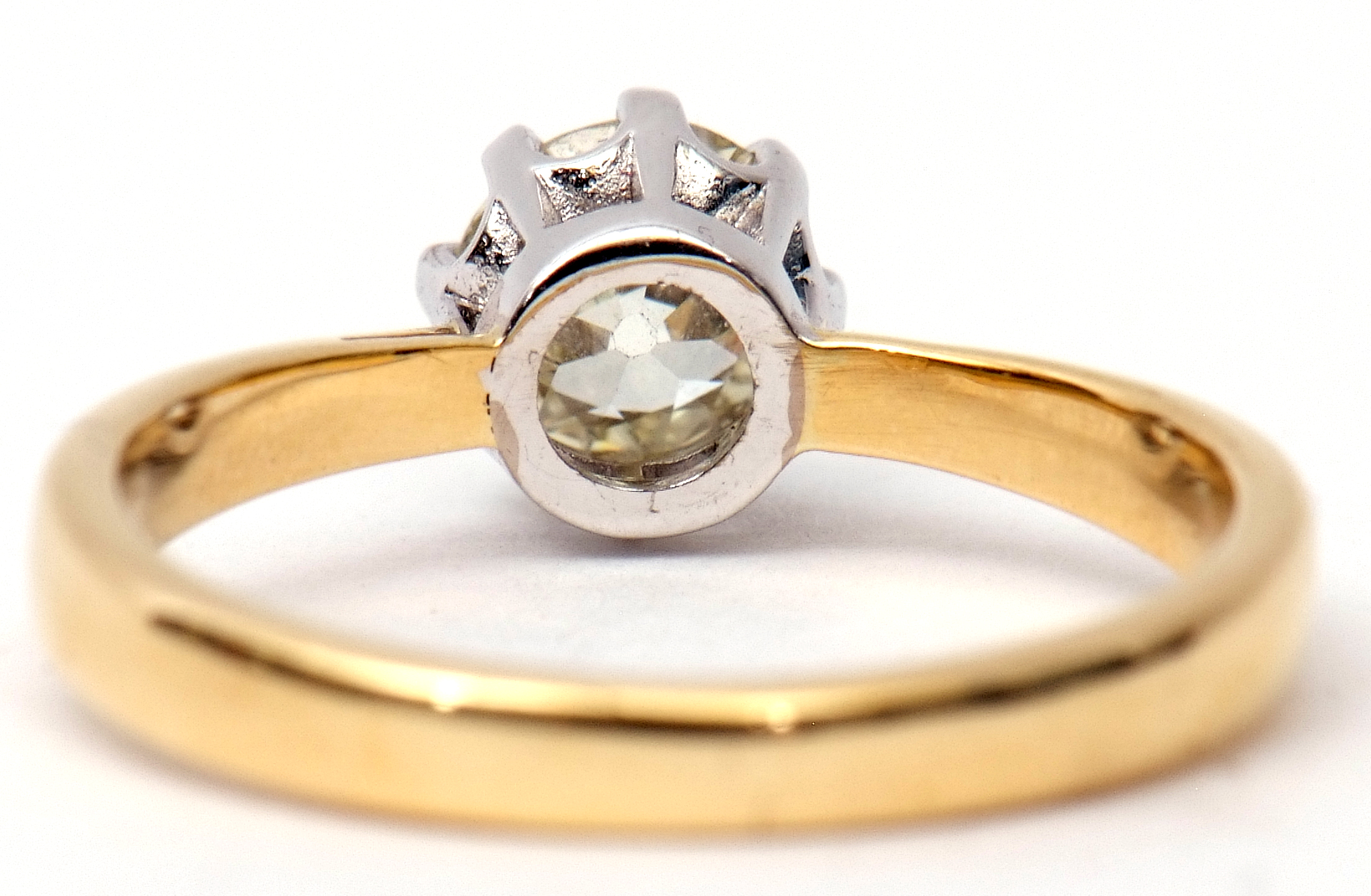 Single stone brilliant cut diamond ring, 0.82ct approx, multi-claw set and raised in a coronet - Image 3 of 8