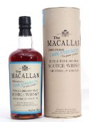 The MacAllan unfiltered cask strength "To Pour Further" single Highland Malt Scotch Whisky, cask