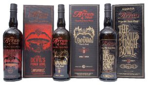 The Arran Malt Single Malt Scotch Whisky "The Devil's Punchbowl", chapters 1, 2 and 3 (limited