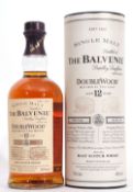 The Balvenie Single Malt Scotch Whisky double wood (matured in two casks), aged 12yo, 70cl, 40%