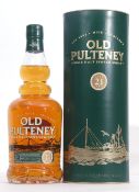 Old Pulteney Single Malt Scotch Whisky, 21yo, "The Maritime Malt", 70cl, 46% vol in carton