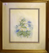 Christine Coleman (20th century), Flower study, watercolour, signed lower right, 30 x 25cm