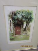 COLOURED LITHOGRAPH SIGNED IN PENCIL BY DEIRDRE MORGAN