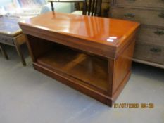 REPRODUCTION YEW EFFECT MEDIA STAND, 107CM WIDE