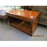 REPRODUCTION YEW EFFECT MEDIA STAND, 107CM WIDE