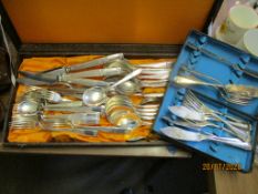 VARIOUS CASED SETS OF CUTLERY