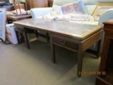 REPRODUCTION COFFEE TABLE WITH DRAWERS