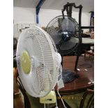 TWO VARIOUS ELECTRIC FANS