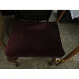 MAHOGANY DRESSING TABLE STOOL