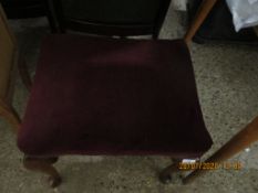 MAHOGANY DRESSING TABLE STOOL