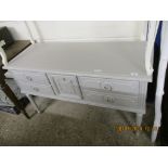 PAINTED DRESSING TABLE, WIDTH APPROX 118CM