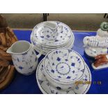 QUANTITY OF MASON’S DENMARK PLATES AND BOWLS ETC