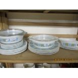 QUANTITY OF 1960S/70S PYREX TYPE DINNER WARES