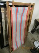 TWO VINTAGE DECKCHAIRS