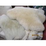 QUANTITY OF SHEEPSKIN RUGS