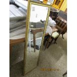 WALL MIRROR, APPROX HEIGHT INCLUDING FRAME 123CM