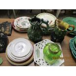 QUANTITY OF VARIOUS CERAMICS INCLUDING PLATES ETC