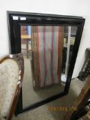 THREE LARGE FRAMED MIRRORS, EACH APPROX 118CM X 87CM