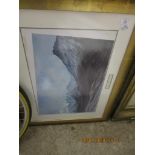 TWO MODERN LARGE FRAMED PRINTS