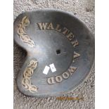 WALTER A WOOD TRACTOR SEAT