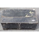 RAF WOODEN STORAGE BOX