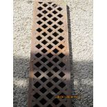 METAL DRAIN GRATE, 91 X 23CM