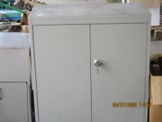 METAL FILING CABINET, 102 X 92 X 46CM