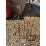 METAL PLANT SUPPORTS, 110CM TALL