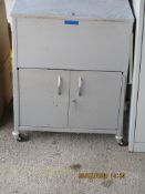 METAL FILING CABINET, 45 X 62 X 78CM