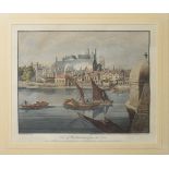 After G Arnald, engraved by F C Lewis/J T Smith, "View of Westminster from the east", hand