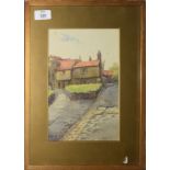 Gertrude C Fitt, "St George, Tombland Alley", watercolour, signed and dated 1912 lower right, 25 x