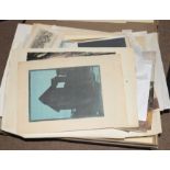 Box containing a large quantity of Prints, Watercolours etc