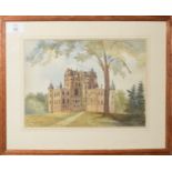 Francis Rouse Boughton, "Glamis Castle - seat of Strathmore", watercolour, signed and inscribed