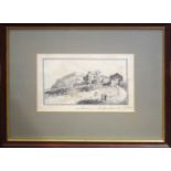 William Bernard Cooke, titled views on The Isle of Wight, group of 3 pen and ink drawings,