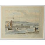 William Daniell, "Southwold, Suffolk", hand coloured aquatint, circa 1822, 16 x 24cm