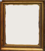 Victorian gilt gesso picture frame, rebate size 63 x 76cm