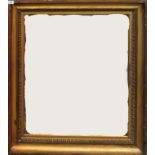 Victorian gilt gesso picture frame, rebate size 63 x 76cm