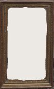 20th century moulded picture frame, rebate size 47 x 87cm