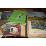 Folder containing a large quantity of Prints, Watercolours etc