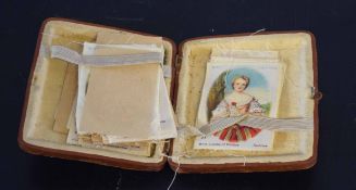 Collection of various silk cigarette cards