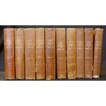 AGNES STRICKLAND: LIVES OF THE QUEENS OF ENGLAND, London, Henry Colburn, 1841-47, vols 1-10 (of 12),